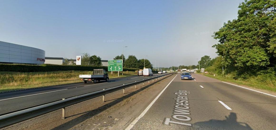 Busy dual carriageway in Northamptonshire closed for nearly two hours after crash involving two vehicles