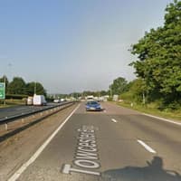 Busy dual carriageway in Northamptonshire closed for nearly two hours after crash involving two vehicles