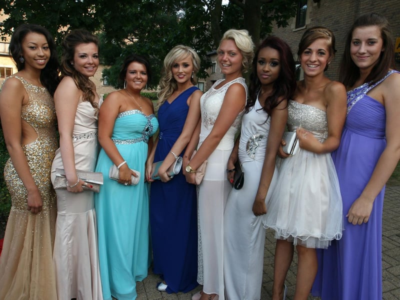 Northampton Academy pupils at prom in 2013.