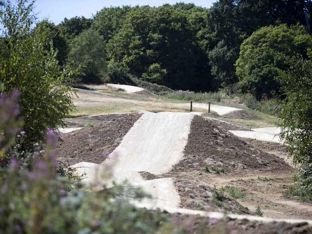 The £15million 'flagship' facility was funded through British Cycling's 'Places to Ride' scheme