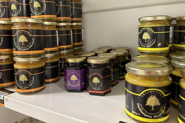 Friars Farm offers chutneys, sauces and preserves, and the cheeses, meats and charcuterie made by the other two companies go hand in hand.
