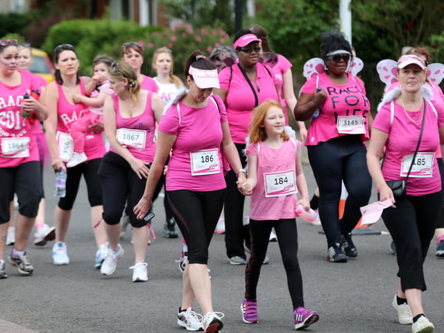 2014 - 5k Race for Life at Abington Park, Northampton.