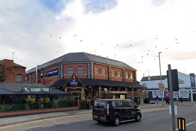 The incident happened in Wellingborough Road.