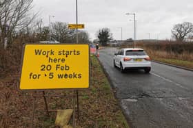 The latest set of roadworks in the Berrywood Road area started on Monday (February 20) and will end in five weeks (March 24)