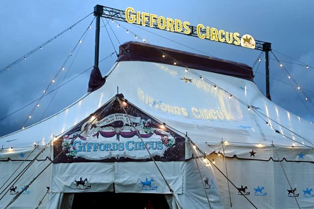 Giffords Circus Big Top Tent