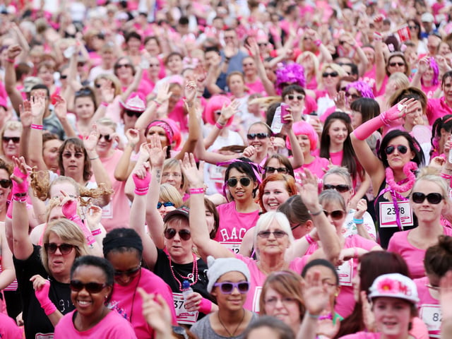 2014 - 5k Race for Life at Abington Park, Northampton.
