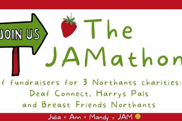 JAM's current fundraiser for three local charities