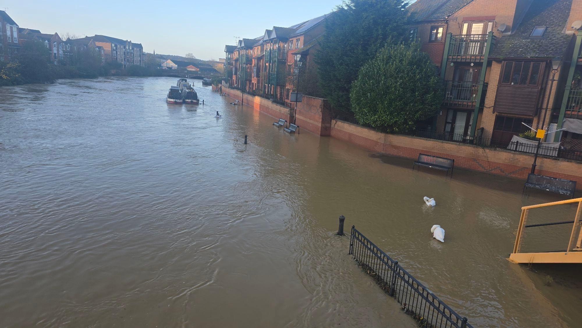 Billing Aquadrome evacuated AGAIN as emergency services are swamped with calls as Storm Bert causes chaos across Northampton