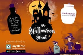 The Halloween Hunt takes place in Northampton town centre from Friday, 20th October