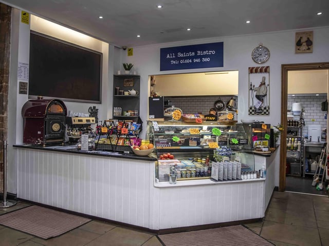 The All Saints Bistro situated at the All Saints Church in Northampton town centre. Photo taken on Tuesday, May 10 2022.