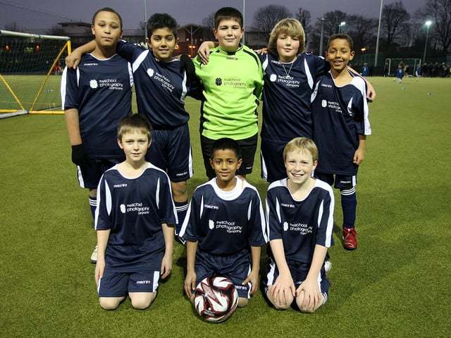 A football tournament at Unity College, organised by Northampton School Sports Partnership. Pictured: Stimpson Avenue Primary School team.