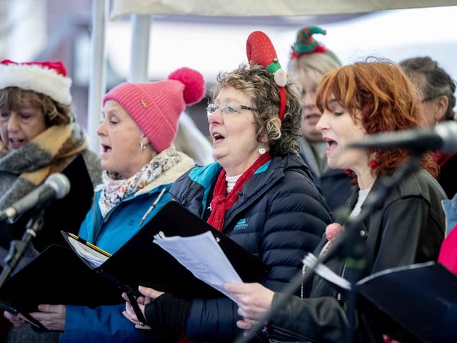 The last of 2024's festivities on the newly refurbished Market Square took place on Saturday December 21, in the form of Christmas carols.