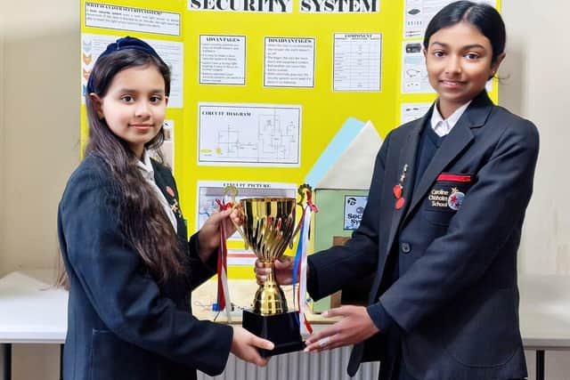 1st prize winners S Yousuf and T Veeranki
