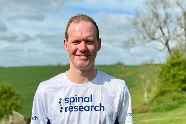 Tom March, who is taking on an epic 100-hour Pedal3Peaks Challenge in memory of his sister Caroline.
