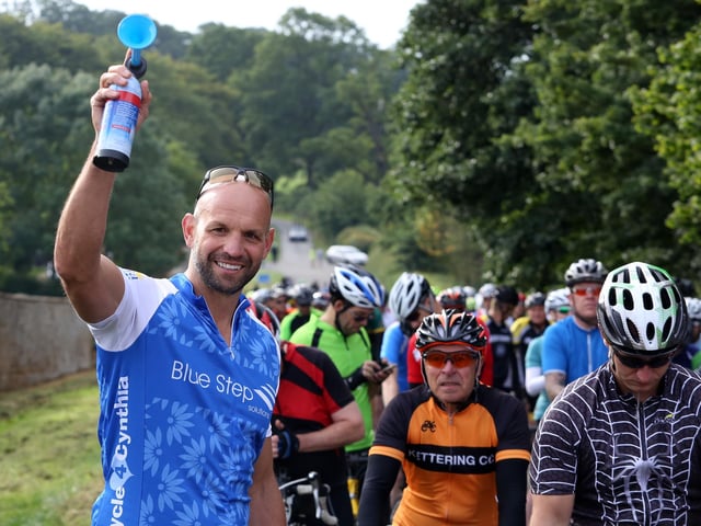 Cynthia Cycle: Althorp: Cycle 4 Cynthia
Jim Mallinder Northampton Saints coach starts the event's 50 mile cyclists
Sunday September 13 2015
