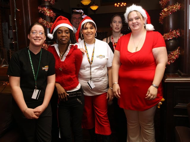 Pubwatch meeting about binge drinking at The Abington on Wellingborough Road. Pictured is the Abington's staff in 2007