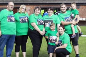 The last in-person fun day took place in 2019, where Shaun's family are pictured above.