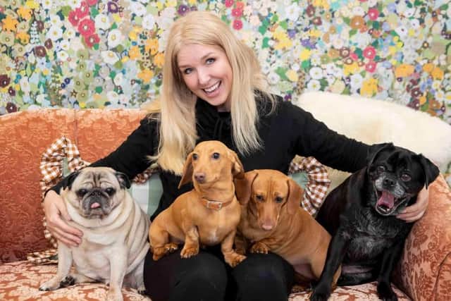Teddy’s Dog Care was founded by Michelle Wilson in 2010 after she adopted her pug Teddy – who inspired her to expand her love and care to more dogs across the county. Photo: Kirsty Edmonds.