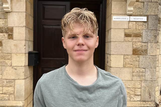 Student Samuel Baines