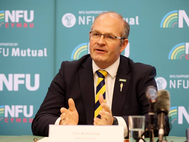 NFU President Tom Bradshaw