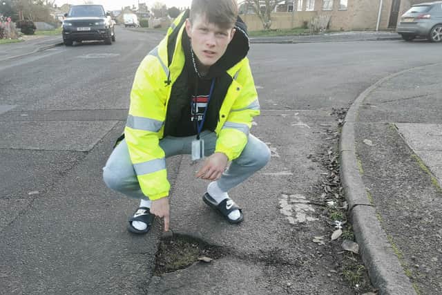 This resident says he is 'fuming' with the cancellation of the road resurfacing and subsequent repair works