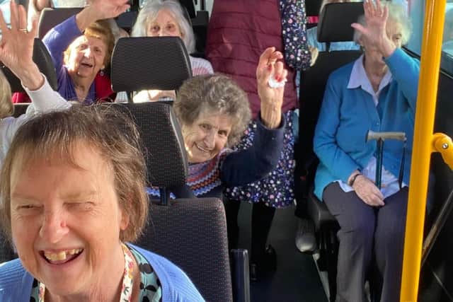 Affinity friends pictured on the way to Affinity Day Care.