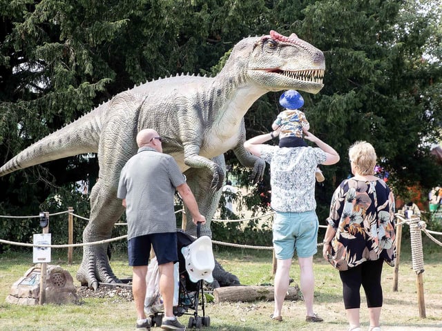 What to expect from the Dinosaurs in the Park event, which is at Delapre Abbey until Sunday September 1, 2024.