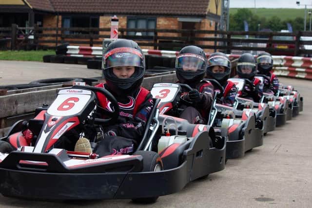 Although no prior driving experience is necessary, drivers must be at least 1.22 metres tall and between the ages of six and 11.