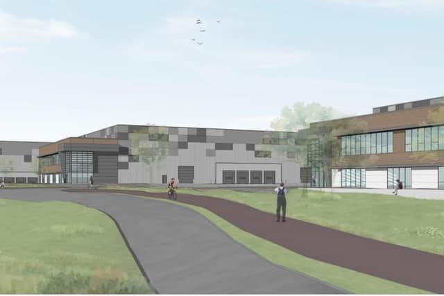 An artist's impression of what the site could look like