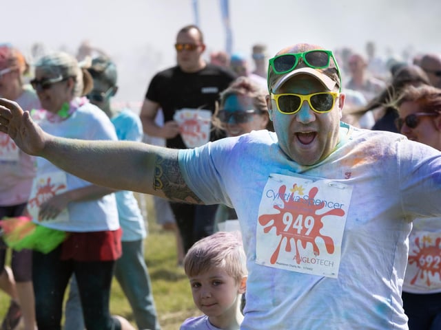 The Cynthia Spencer Northampton Colour Run 2022 took place at Overstone Park on Saturday, June 11.