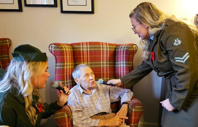 Remembrance Sunday Service at Elm Bank Care Home.