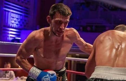 Northampton's Ben Vaughan fights for the English title in Stoke on Saturday