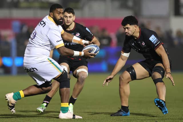 Temo Mayanavanua made his Saints debut at Saracens (photo by David Rogers/Getty Images)