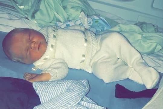 Logan Teddy Blu born on January 3, 2023 at NGH. He weighed 8lbs 4oz.