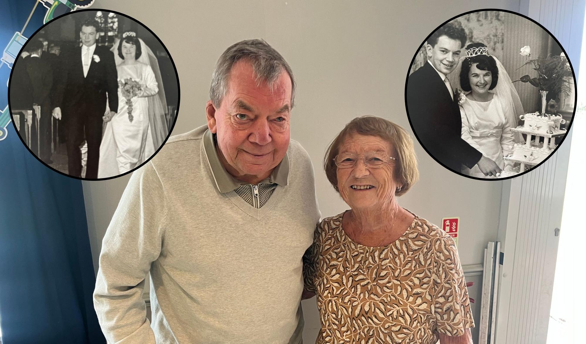 ‘Give and take is key’ say diamond couple from Northamptonshire as they celebrate 60 years of marriage