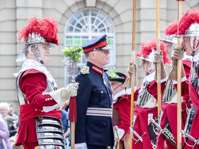 The ceremony and procession took place in and around All Saints Church on Thursday May 29.