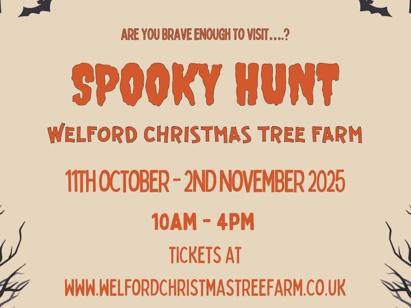 The farm in Northampton Road, Welford will open its Spooky Hunt and pumpkin patch on Saturday October 11. It will be open until Sunday November 2. Tickets are on sale for the spooky hunt on the farm's website. Tickets don't need to be booked for the pumpkin patch. There is also a cafe, a shop selling Halloween and Christmas decorations, giant straw bales, games and more.