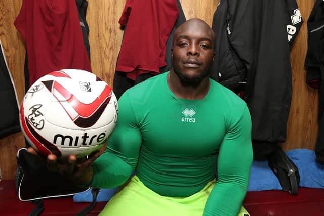 Adebayo Akinfenwa (photo by Pete Norton/Getty Images)