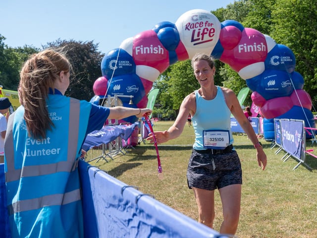Runners taking part in the Race For Life at Abington Park in Northampton on Sunday, July, 12, 20026. Photo by David Jackson.