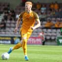 Ryan Haynes in action at Sixfields for Newport.