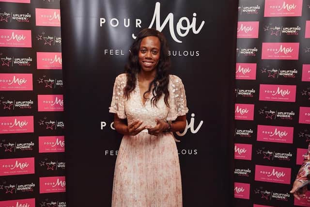 Lorraine Lewis winning ‘Charitable Champion’ at the prestigious Poi Moi Uplifting Women Awards 2023