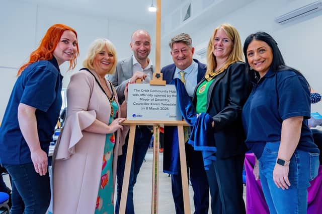 The Chair of West Northamptonshire Council and the Mayor of Daventry joined members of the local community to mark the opening of a new community hub created by local housing provider Orbit