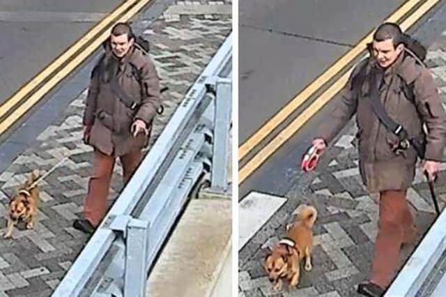 Police would like to speak to the man pictured in the CCTV images.
