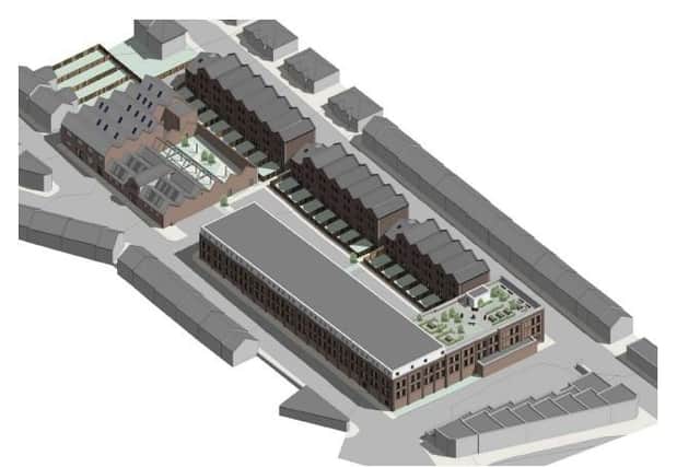 3D plans of what the site could look like