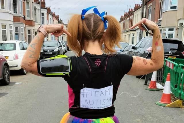Chantelle is now completing another fundraiser and this will end with the London Marathon next April for the National Autistic Society, which is a cause close to her heart.