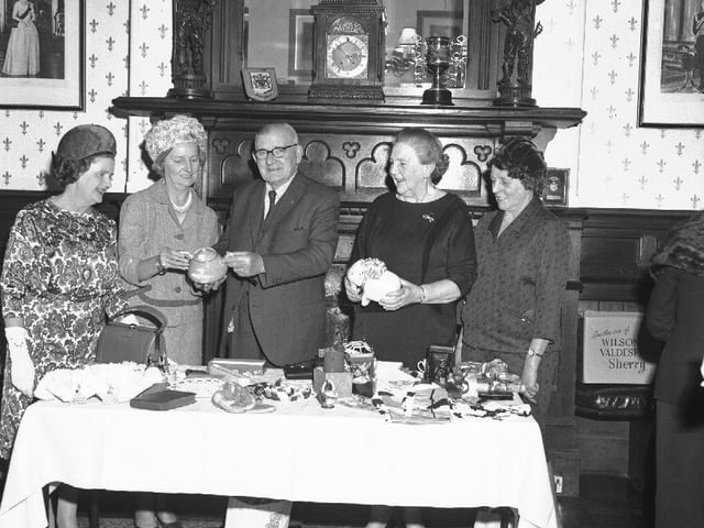 Group in Mayor's Parlour, Northampton Guildhall mid-1960s