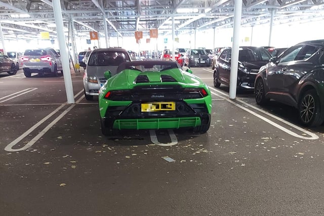 Parking critics jumped to the defence of the Lamborghini driver saying, 'if you had a similar priced car, you would do the same'.