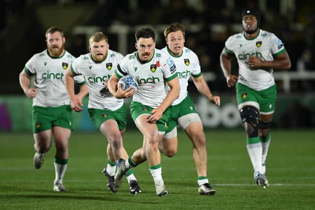 Tom James will start at fly-half for Saints (photo by Stu Forster/Getty Images)