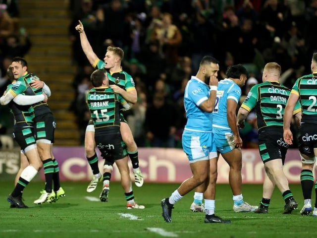 There was plenty to celebrate after Saints overcame a stubborn Sale side on December 30