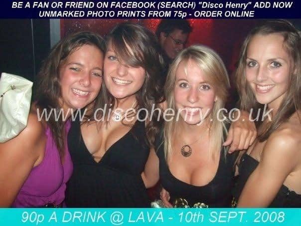 Nostalgic photos from a night out in town 18 years ago